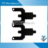 Small Black Powder Coated Metal Bracket for Equipment thumbnail-2