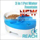 Newest 3 in 1 Featured Dog Drinking Water Fountain thumbnail-3
