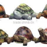 Personalized Handmade Color Painted Decorative Tortoise and Turtle Figurines thumbnail-1
