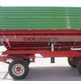 Hot Sale Euro Style Tractor Use Hydraulic 6Ton,heavy Duty Farm Tipping Trailer, Rear and Side Tipping With CE thumbnail-4