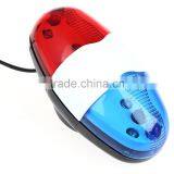 Super Loud Police Style For Mountain Road Bike Horn Accessories 6 LED Light 4 Sounds Trumpet Electronic Horns Bell Siren thumbnail-2