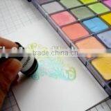 2016 New Popular for Kids to Draw a Pic With Finger Sponge Oval Makeup Brush thumbnail-2