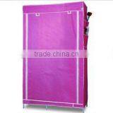 Large Size Metal Furniture Non-woven Wardrobe,Folding Fabric Cloth Wardrobe thumbnail-2