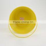Made in China Cheap Modern Yellow Hanging Round Powder Coated Metal Flower Pot Planters thumbnail-6