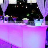Glowing RGBW Illuminated Color Change Led Straight Bar Counter thumbnail-6