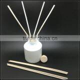 Outside Matte White Reed Diffuser Glass Diffuser Jar With Rattan Sticks and Stopper thumbnail-4