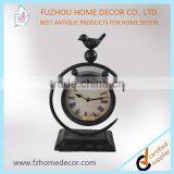 Decorative Desktop Clock Stand on the Table With Bird Decor thumbnail-1