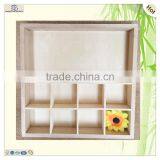 Mini Deep Divider Pine Plywood Wood Storage Box thumbnail-3