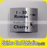 Etching Stainless Steel Metal Number Letter Signage Outdoor Sign Board thumbnail-6