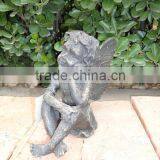 Antique Cast Iron Kids Statue thumbnail-1