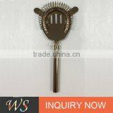 Personalized and Engraving Logo Acceptable Bronze Copper Rose Gold Plating Stainless Steel Bar Strainer thumbnail-4