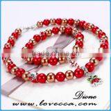Promotion Christmas Gifts Imitation Pearls Christmas Beads Bracelet thumbnail-3
