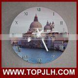 Promotional Round Shape Blank Coated Wall Clock for Logo Printing thumbnail-4