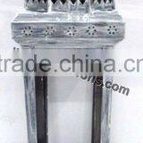 Decorative Round White Metal Led Lantern thumbnail-2