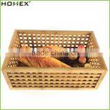 Bamboo Food Storage Box/Square Storage Bin Organizer/Homex_FSC/BSCI Factory thumbnail-1