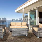 Aluminum Frame Garden Furniture Rattan Sofa thumbnail-2