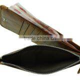 Tianhooo Long Wallet Slim Genuine Leather Credit Card Holder With RFID Blocking thumbnail-4