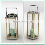 Customized outdoor painting metal latern for candles