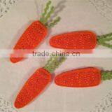 Hot Sell Adorable Orange Mini Felt Carrot Applique Made in China thumbnail-1