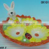 Ceramic Egg Plate 101364-r thumbnail-1