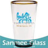 Round Glass Beer/Fruit Juice Cups for Wholesale thumbnail-1
