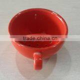 Wholesale 200ml Unique Ceramic Tea Filter Mug thumbnail-2