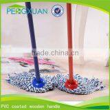 Factory Price 20mm Diameter Natural Wooden Spin Mop Handle With Label thumbnail-1