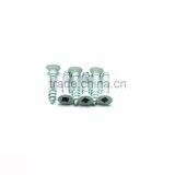 Good Quality Iron White Barrel Bolt, 2" White And Brass Finish Door Bolt, Window Barrel Bolt Lock thumbnail-6