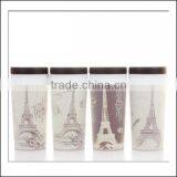 Plastic Tea Mug Cups Milk Coffee Cup Double Wall Insulated,custom High Quality Plastic Tumbler Double Wall Coffee Cup Suppliers thumbnail-1