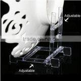 Clear Adjustable Easel Display Stand 3''-5'' Plate Bowl Photo Frame Book Artwor thumbnail-2