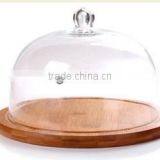 2017 GIFT cheese dome with PP lid made in China