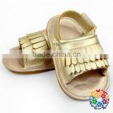 Latest Fashion Girls Sandal Baby Barefoot Sandals Leather Material White Baby Summer Sandals Shoes For New Born One Year Baby thumbnail-2