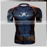 Custom Design Super Avenger Hero Cosplay Bat Man T Shirt thumbnail-3