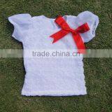 Wholesale Childrens t Shirt Baby Tops With Rose thumbnail-1