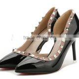 GZY Women High Heel Shoes Good Quality Hot Selling Whoelsale Guangzhou 2017 Stock Charming Model Italy Stock thumbnail-1