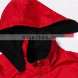 High Quality Style 100% Polyester Waterproof Reversible Softshell Jacket thumbnail-3