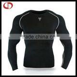 Tight Fitted Spandex Plain Long Sleeve t Shirt