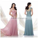 2015 New Design Lace Night Chiffon Long Dress thumbnail-1