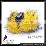 CX-E-25-2 Beautiful Mink Fur Ball Hair Claws Headband Hairpin Wholesaler thumbnail-1