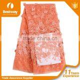 2016 Bestway New Arrival 3D Flower Embroidery Net Lace French Tulle Lace For Party Dress FL1333 thumbnail-3