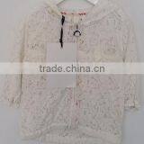 Cute Baby Boys White Emboridered Sun-protective Clothing for Autumn thumbnail-1
