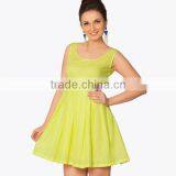 2016 HOYUGO Organza Joint New Model Girl Dress, New Model Casual Dresses, Teenage Girls Dresses. thumbnail-1