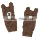Winter Warm Cashmere Baby Set,wholesale Knitted Scarf Beanie and Glove Set thumbnail-1
