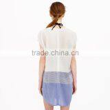 Pocket Women Sexy Romantic Sleepwear in Metallic Stripe thumbnail-2