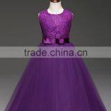 Children Girl Sleeveless Dress Embroidered Princess Lace Wedding Dress thumbnail-3