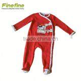 Lap Shoulder Blank Baby Infant Romper With Pom Pom thumbnail-6