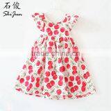 ShiJ Children's Clothing Summer Cute Cherry Baby Dresses thumbnail-1