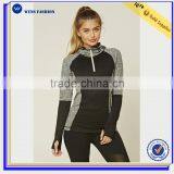Guangdong Wholesale Custom T-shirt Contrast Color Hoodie Sweatshirt Women thumbnail-1