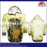 2017 Hotest Sale Fashion Custom Dye Sublimation Hoodies thumbnail-3