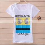 New Model Slim Fit Cotton t Shirt for Women thumbnail-1